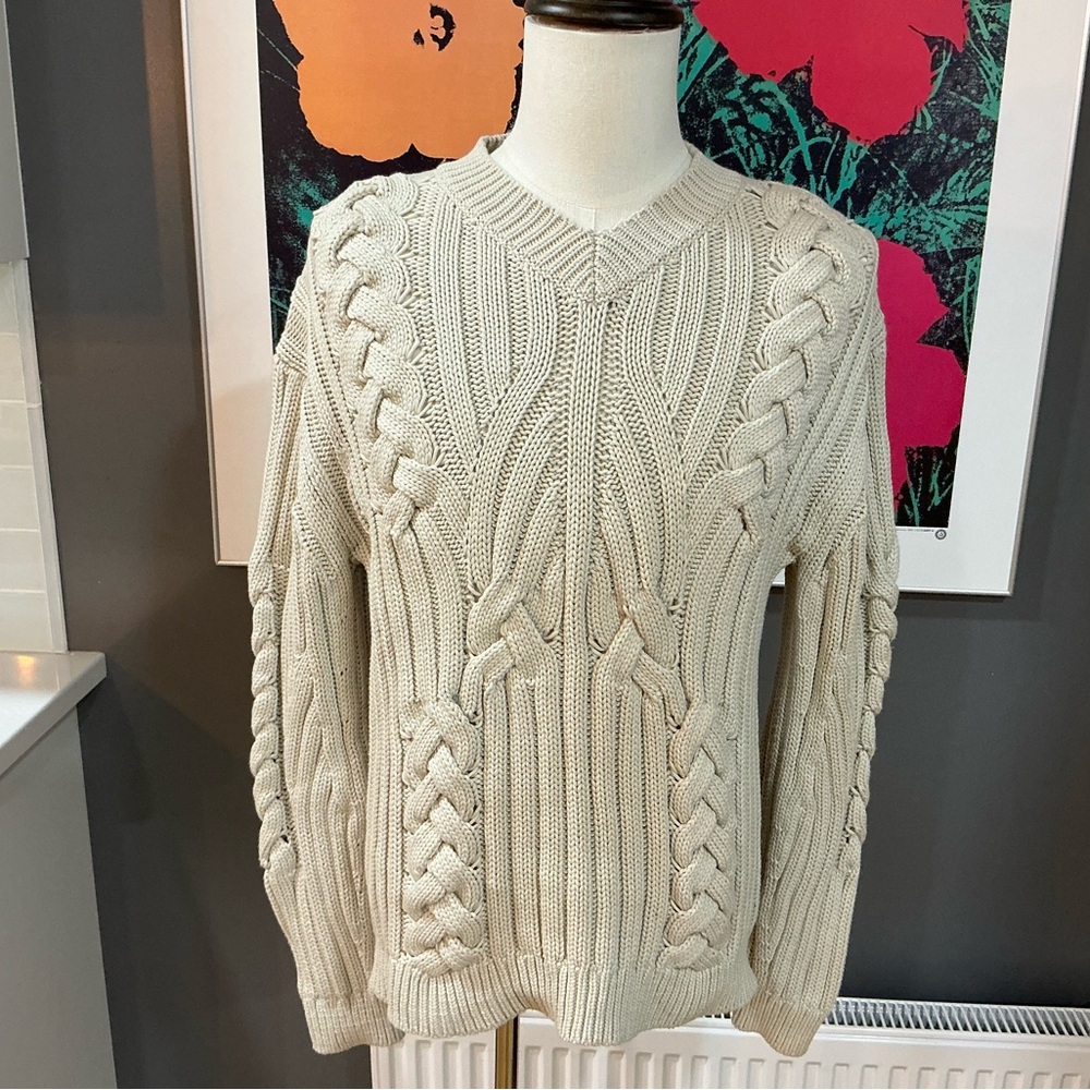 Helmut Lang Cable Knit Sweater